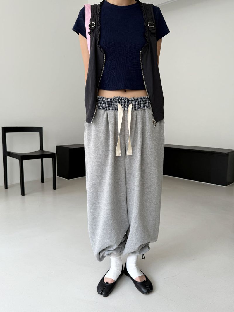 waist check sweat pants