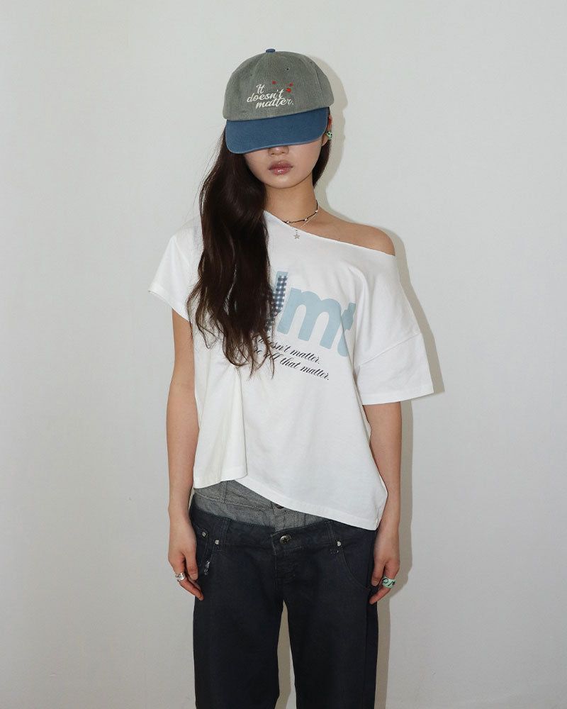 it doesn't matter.(イットダズントマッター)の「IDMT CUT OFF T-shirt(Tops)」