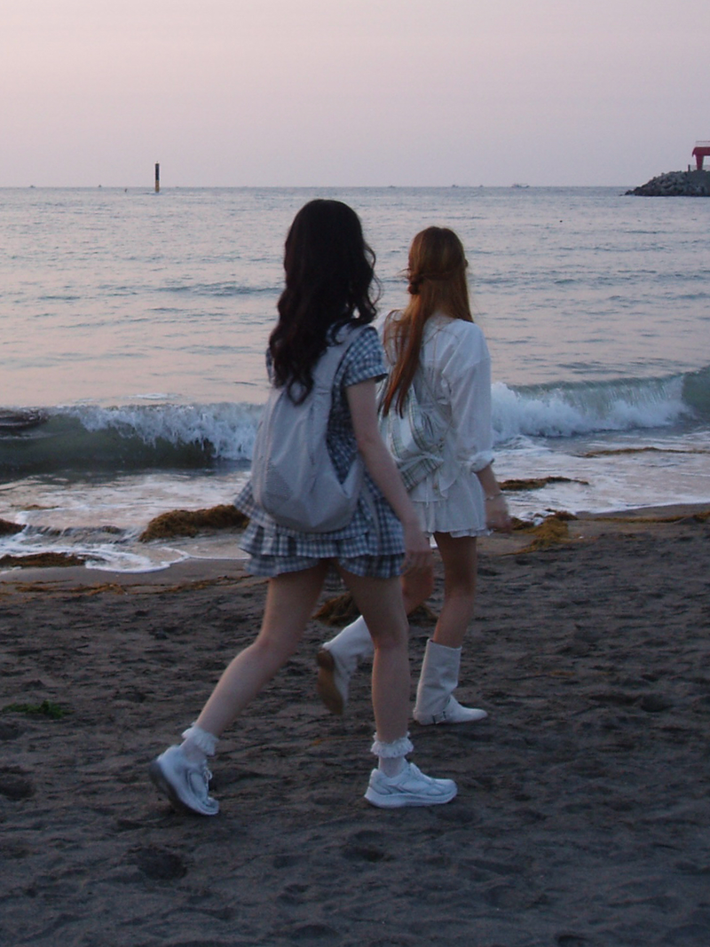 [prts made] side string 2-tier frill short skirt (ivory)