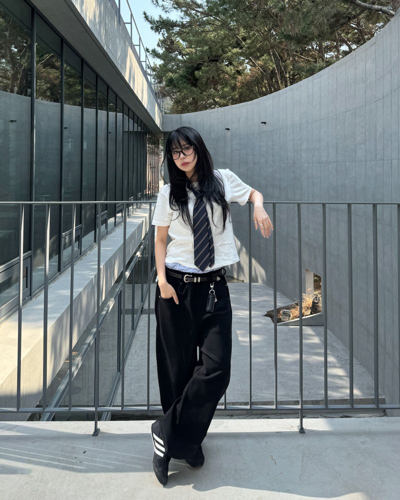 Belt sweat pants (Unisex)