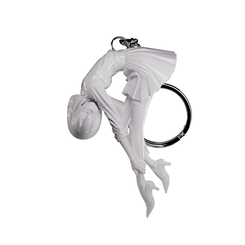 Syo Keychain - White