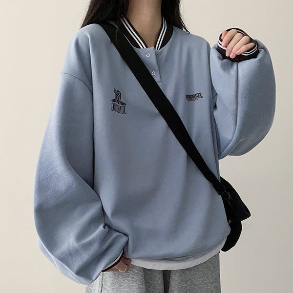 Junber Snap Sweatshirt