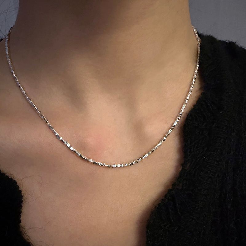 MOSXE（モスクス）の「[925silver] シルバーチップネックレス（アクセサリー）」