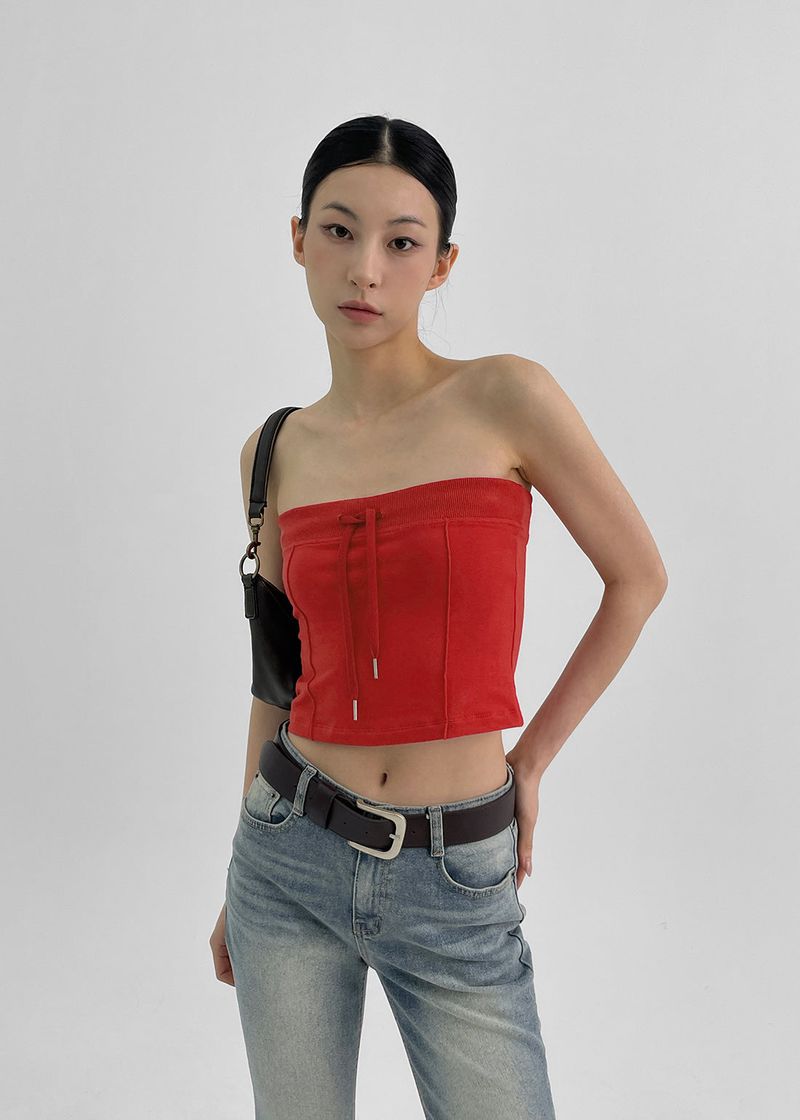 BLACKUP（ブラックアップ）の「[MADE] Pingel Pintuck Tube Top（Tops）」