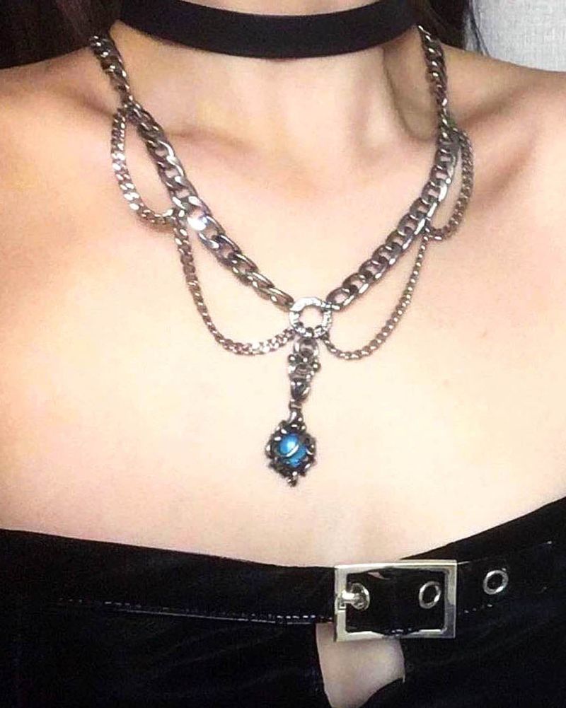 chain cape necklace Ver. 2