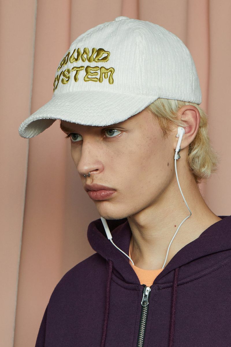 SOUND CORDUROY BALL CAP / IVORY