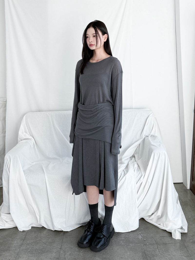 BIG POCKET WRAP SKIRT