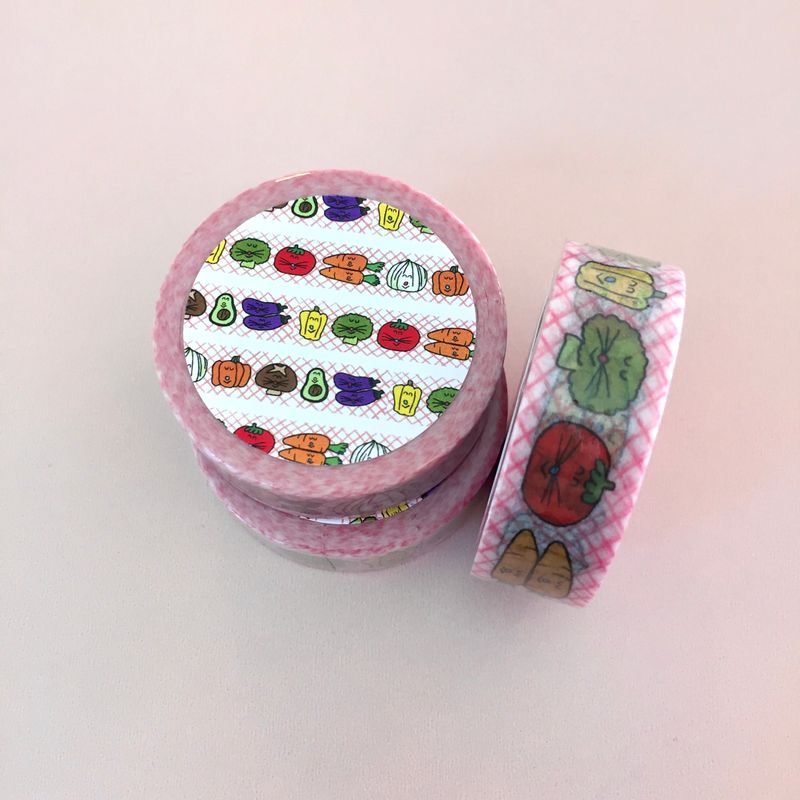 ベジタブルマスキングテープ