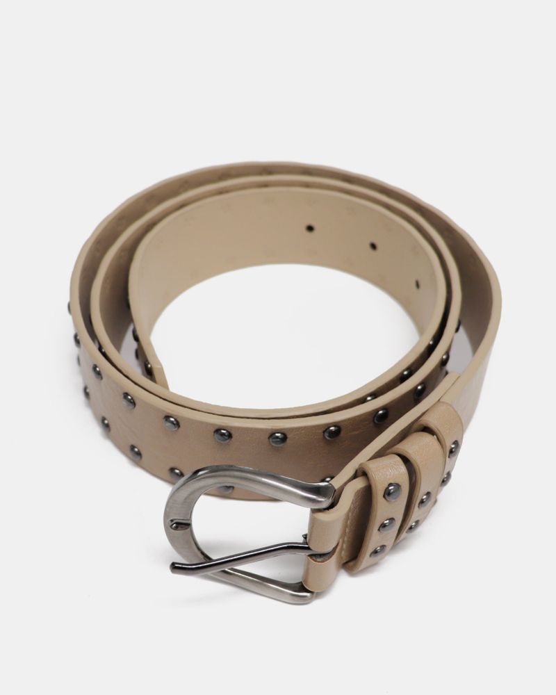 Fame Bohemian Studded Leather Belt