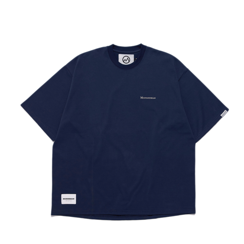 MOONANDBEAM（ムーンアンドビーム｜）の「METAMORPH DOUBLE GAUZE TEE (NAVY)（Tops）」