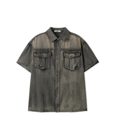 Dart denim shirt