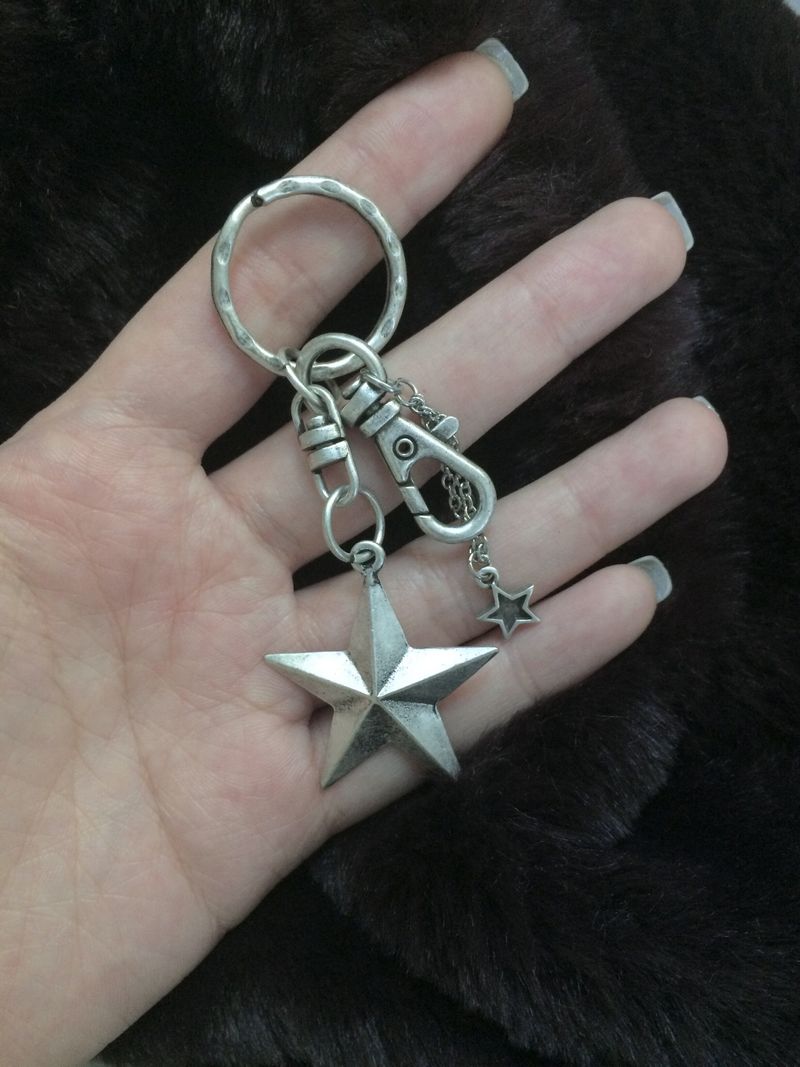 CUBE STAR KEYRING