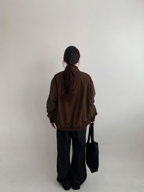 Yusaki Harringtton Button Blouson Jacket