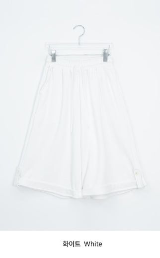 Fleur Wide Roll-up Banding Bermuda Pants