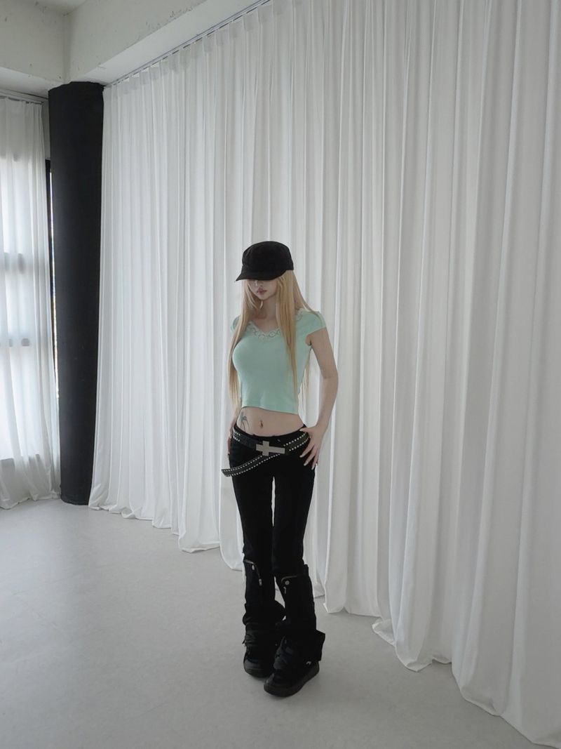 slay pocket bootcut pt (2 color) 