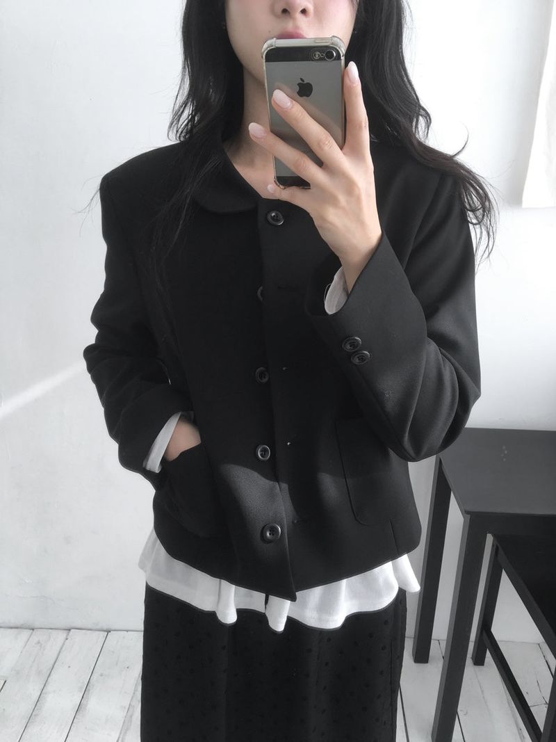 Round Collar Jacket