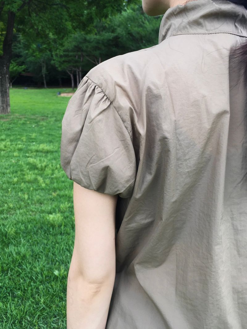 Puff Volume Half Zip-Up (2c)