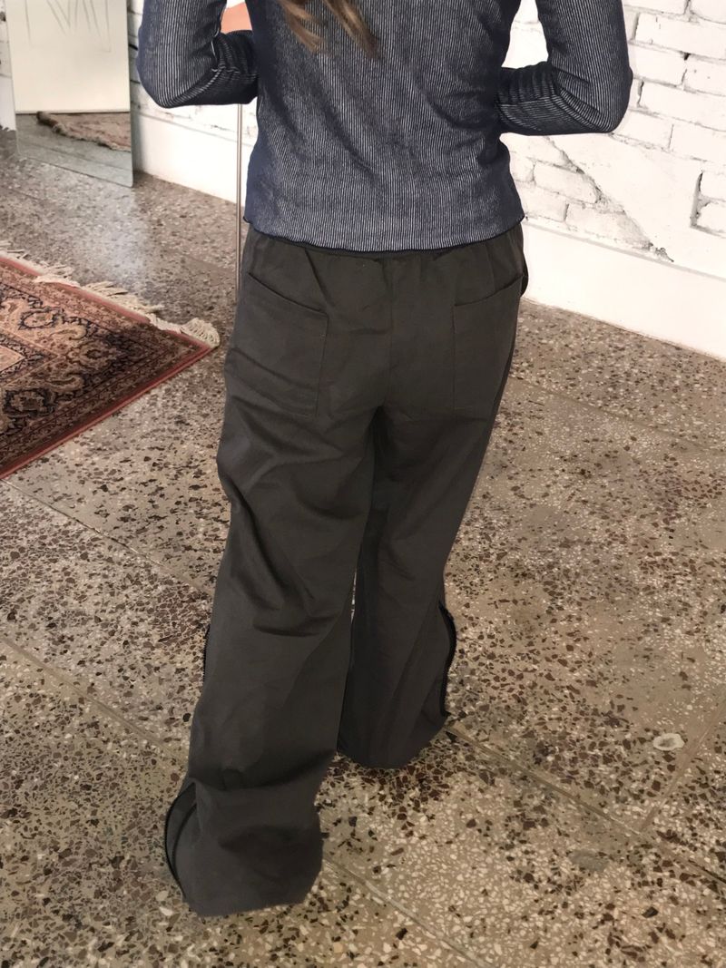Nicole zipper banding pants