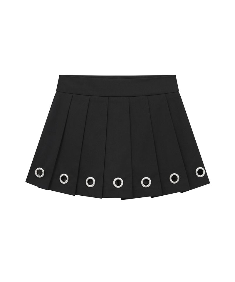 eyelet skirt (black)