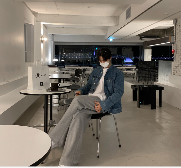First Semi-Over China Denim Jacket