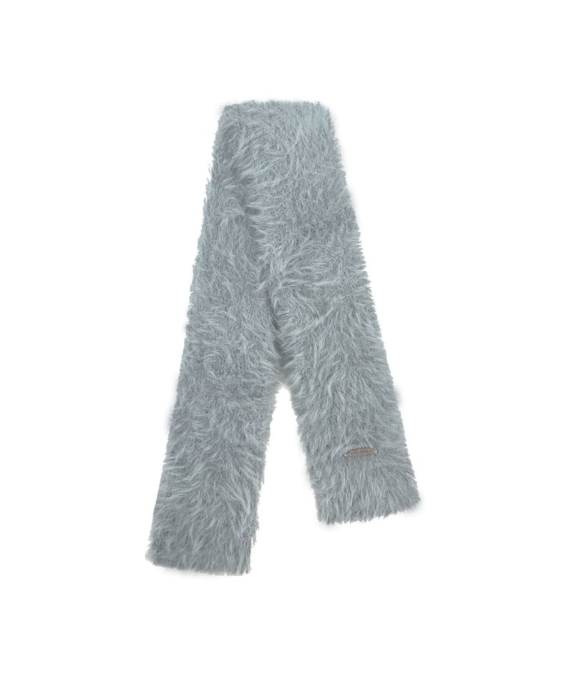 C HAIRY MUFFLER_LIGHT BLUE
