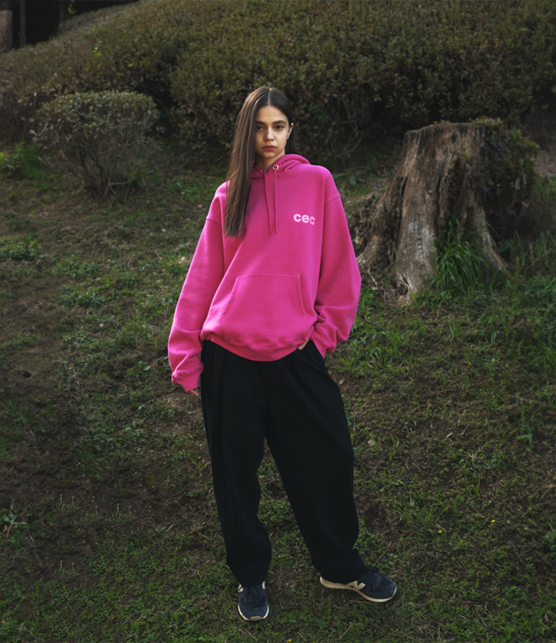 CHANCECHANCE（チャンスチャンス）の「CEC HOODIE(NEON PINK/기모)（Tops）」