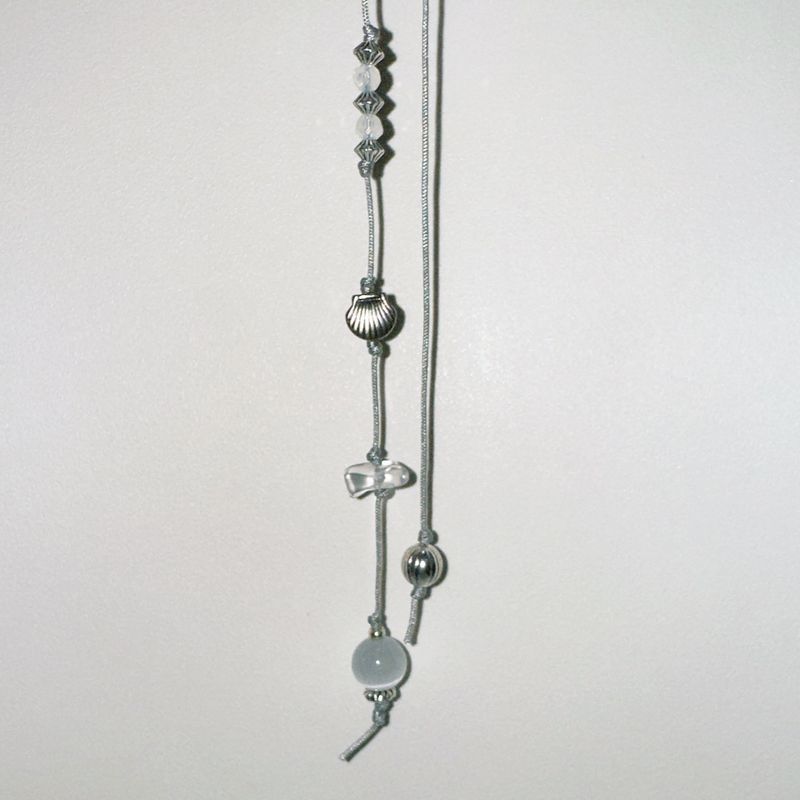 silver shell bookmark