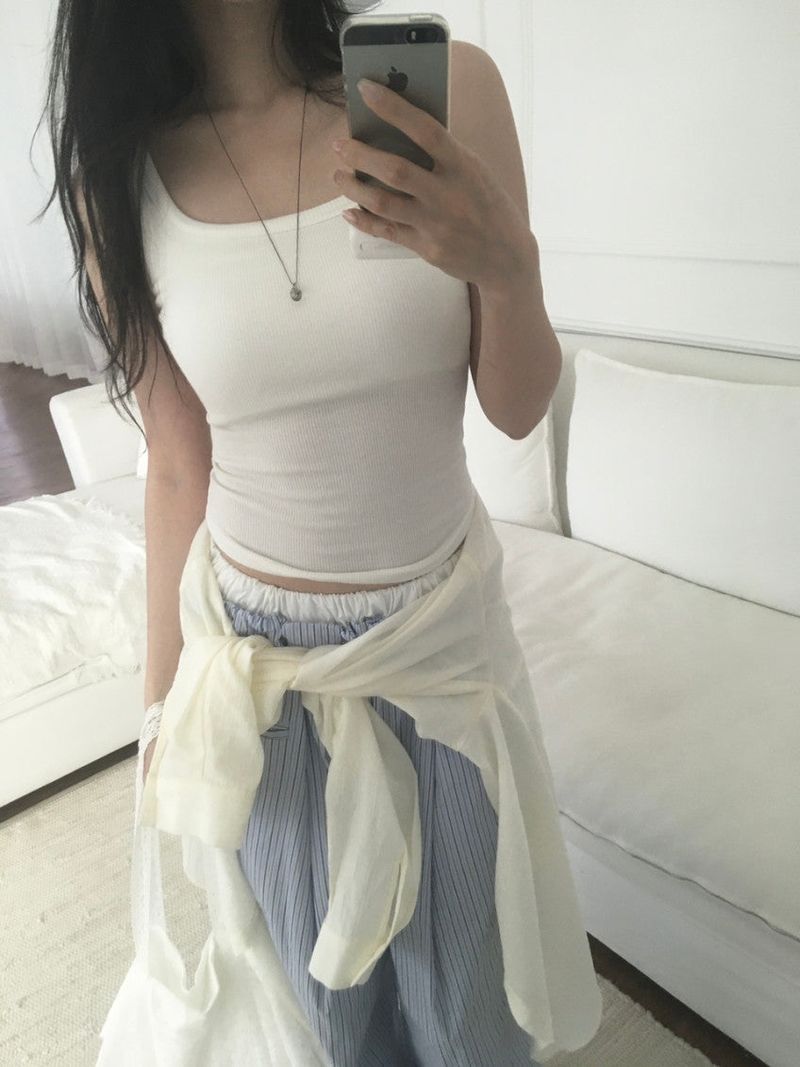 Creme Oversized Shirt