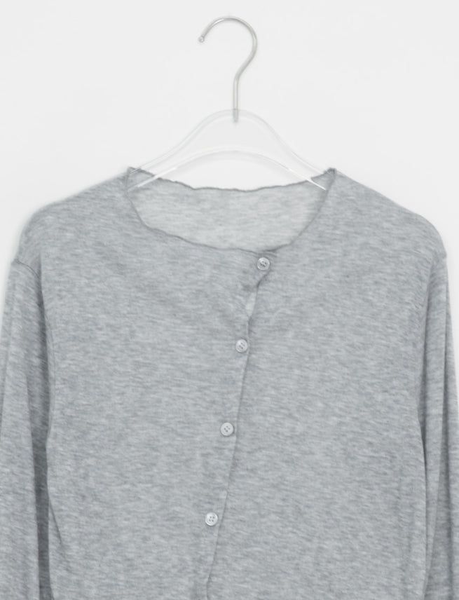 Izumo Diagonal Unbalance Summer Cardigan