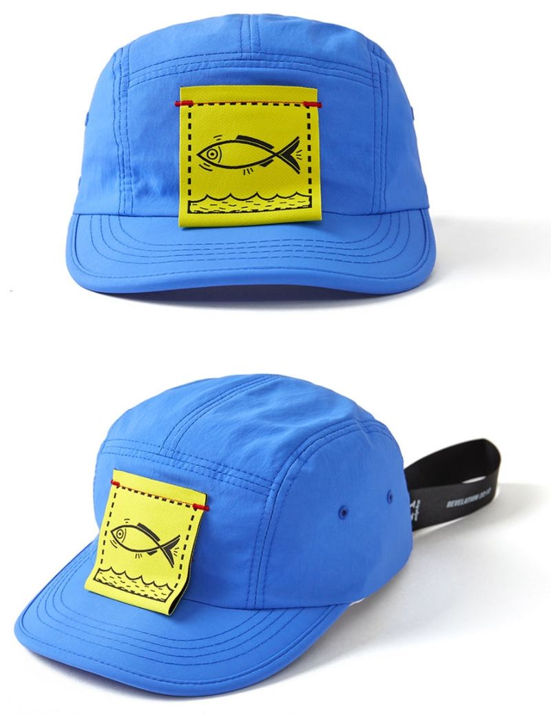 HOLY NUMBER 7(ホーリーナンバーセブン)の「Fish Cover Camp Cap_BLUE(Hats)」
