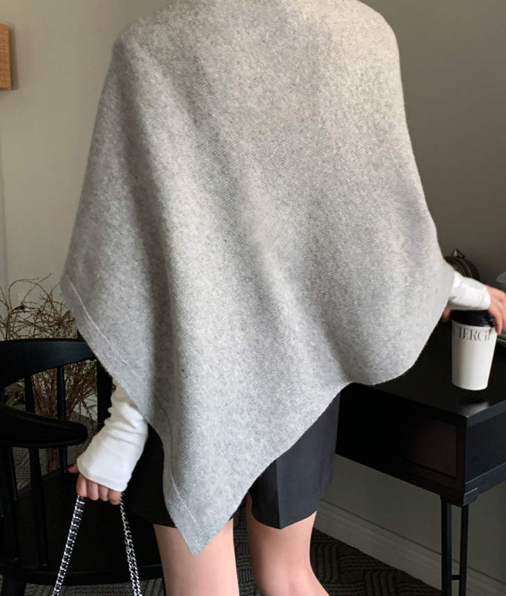 Vice Cashmere Knit Cape / 5 colors