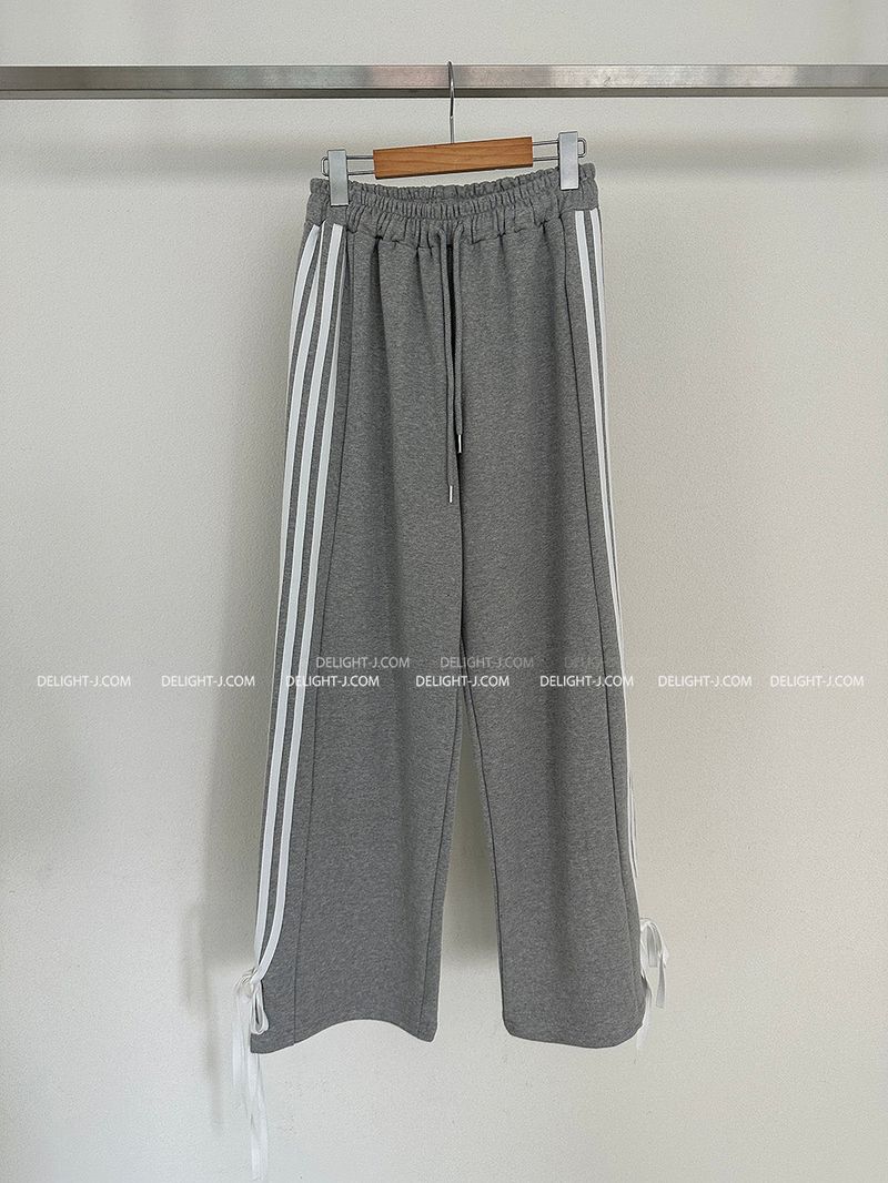 Ribbon Track Wide Pants