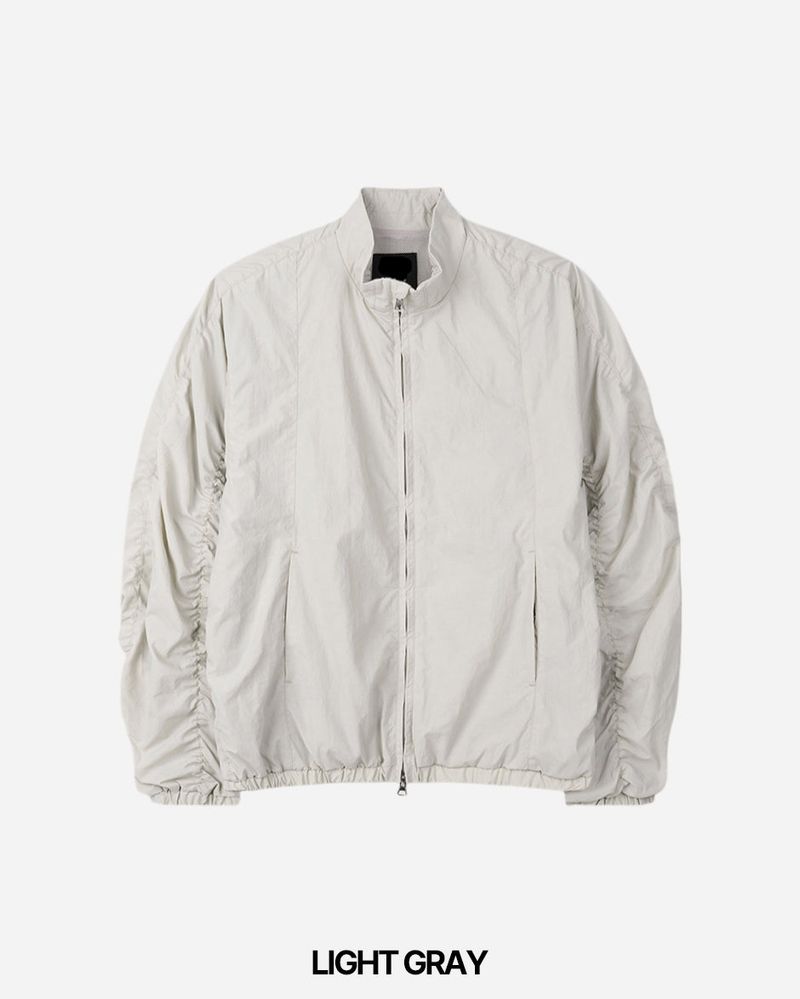 Lesson Shirring Wind Jacket