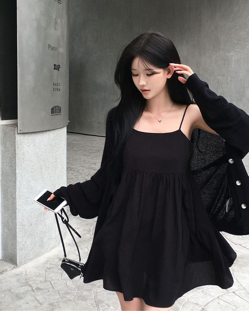 [MADE] Angel, mini strap dress