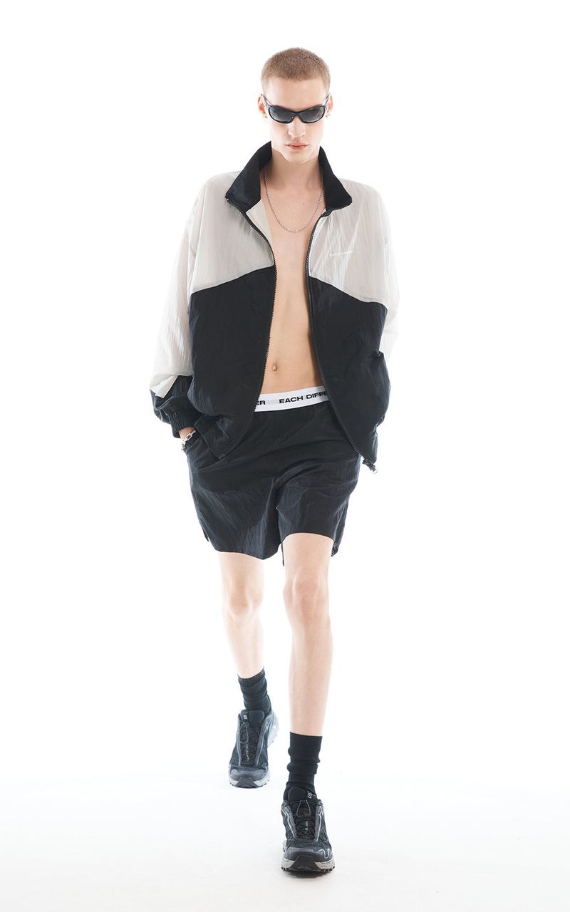 LOGO BAND SHORTS_BLACK