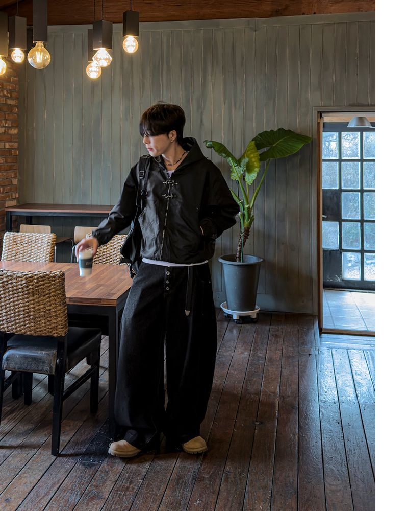 Lexer Fireman Buckle Hooded Jacket