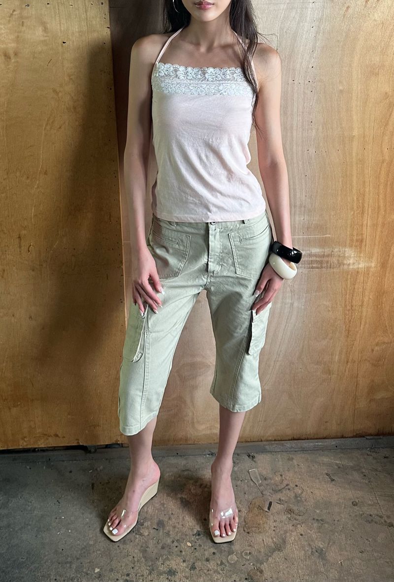 cargo capri pants