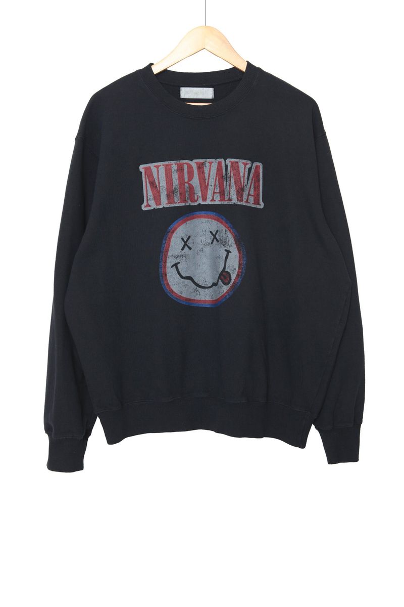 Smile Black Nirvana Sweatshirt