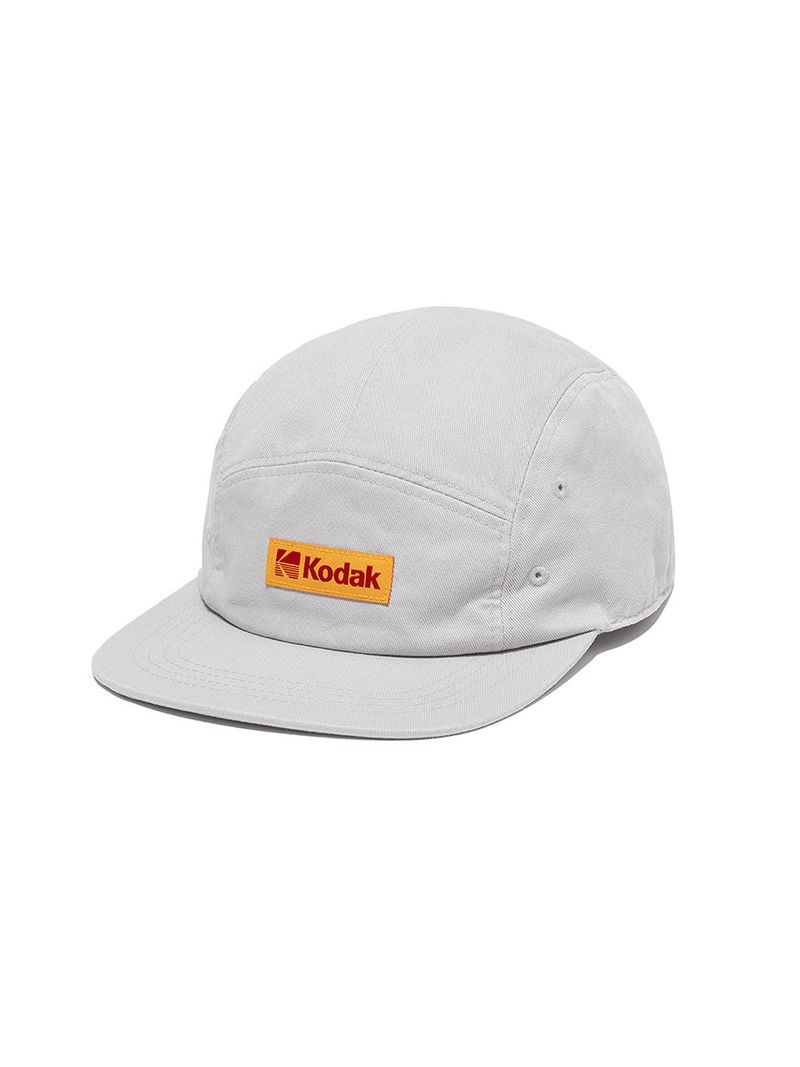 KODAK(コダック)の「LOGO CAMP CAP【LIGHT GREY】(Hats)」