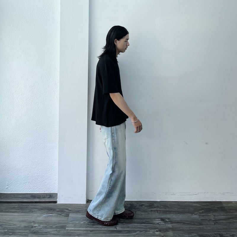 Wide Rib Crew Tee