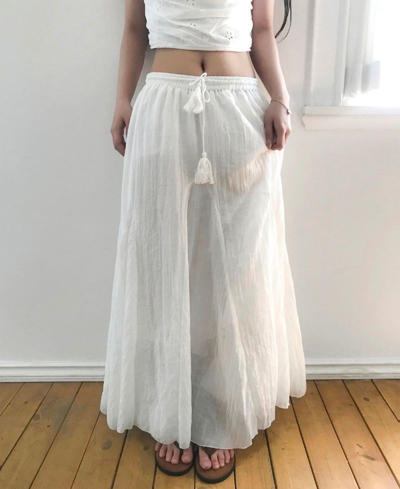 cloudemotion（クラウドエモーション）の「flute drift maxi long sk（Skirts）」
