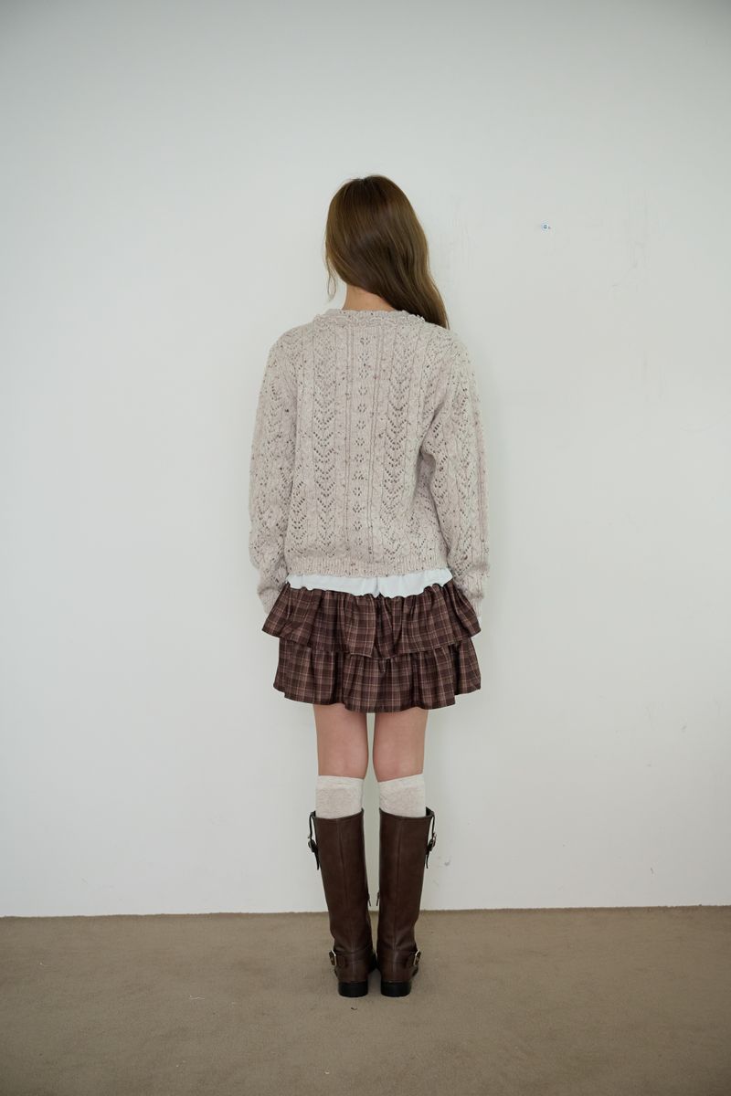 BONNIE FLECK KNIT CARDIGAN