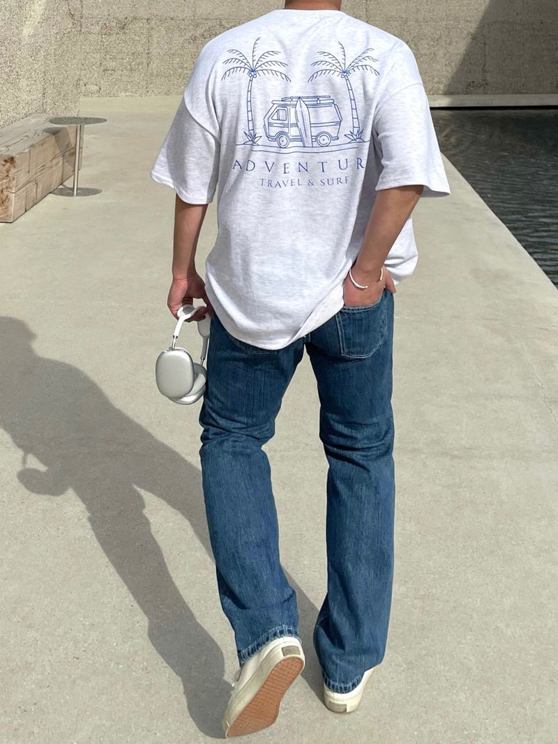 サマートラベルキャンピングTシャツ 