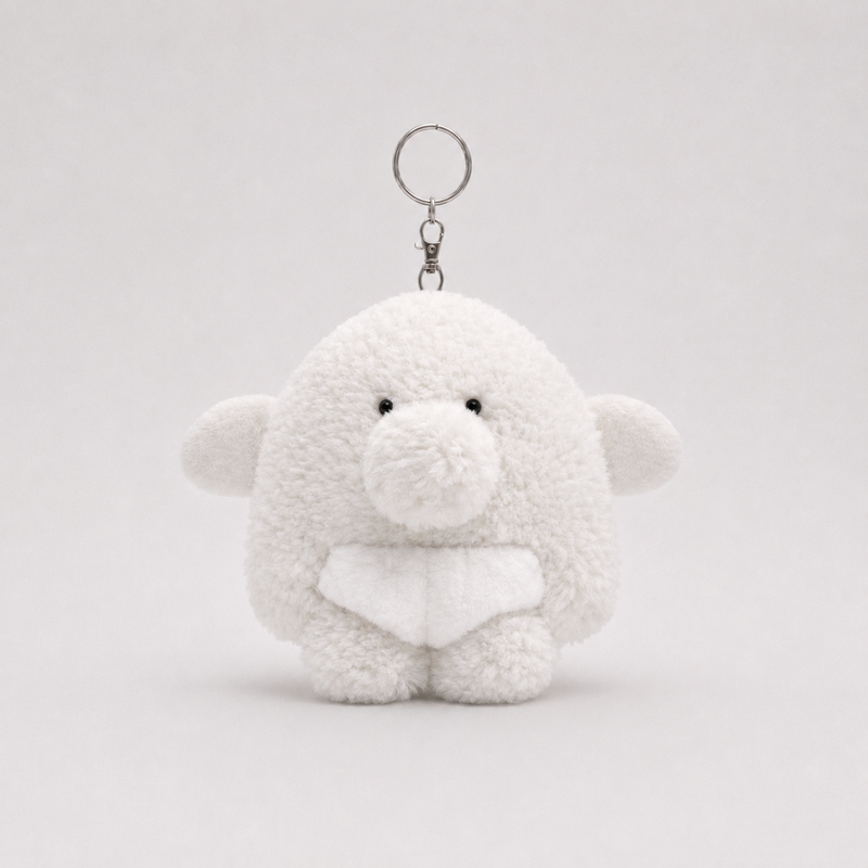 cumo(クモ)の「【MADE】エンジェルスリープカモ (keyring)(トイ/キーホルダー)」