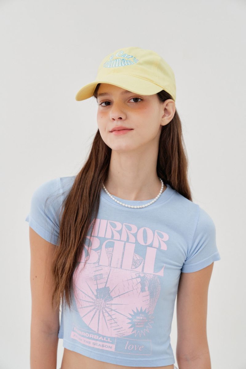AND CAT BALL CAP_YELLOW