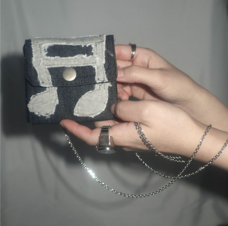 [MADE] mini music notes_ chain bag~*