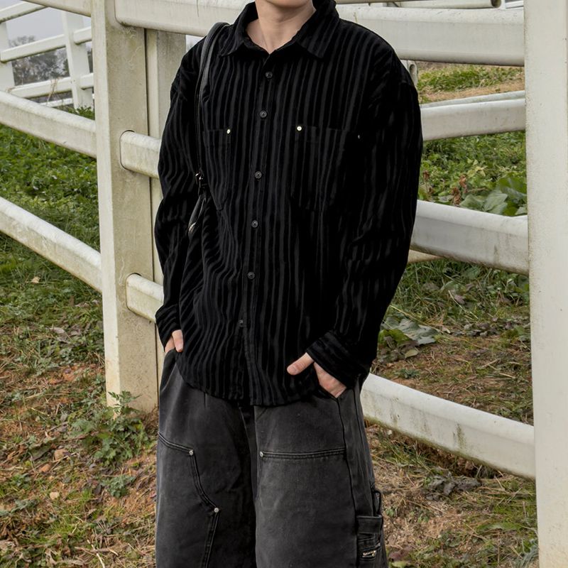 Berl heavy corduroy rivet shirt