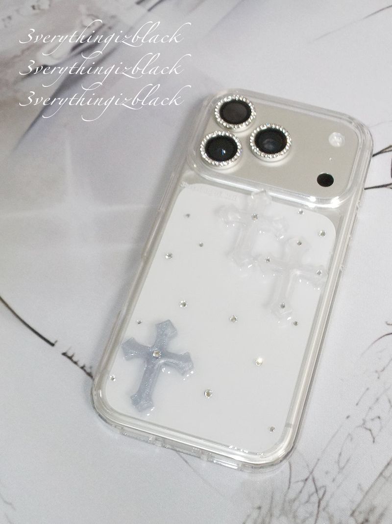 pearl cross resin case