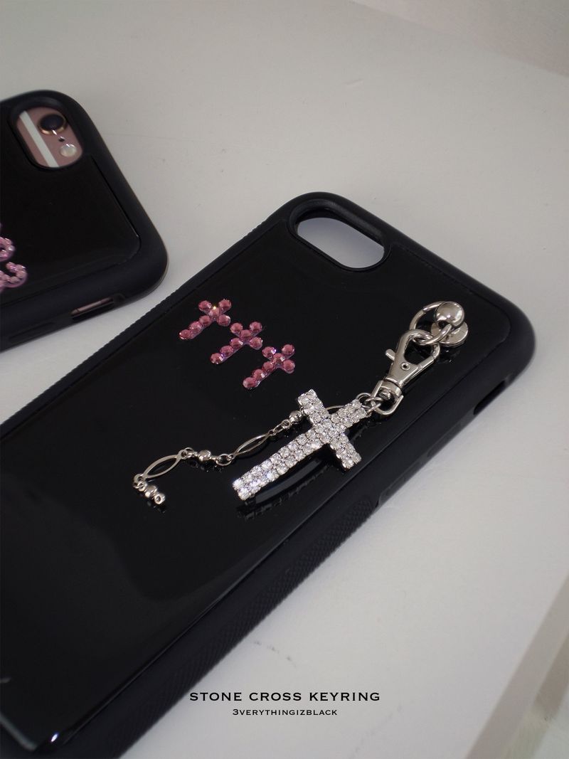 stone cross keyring