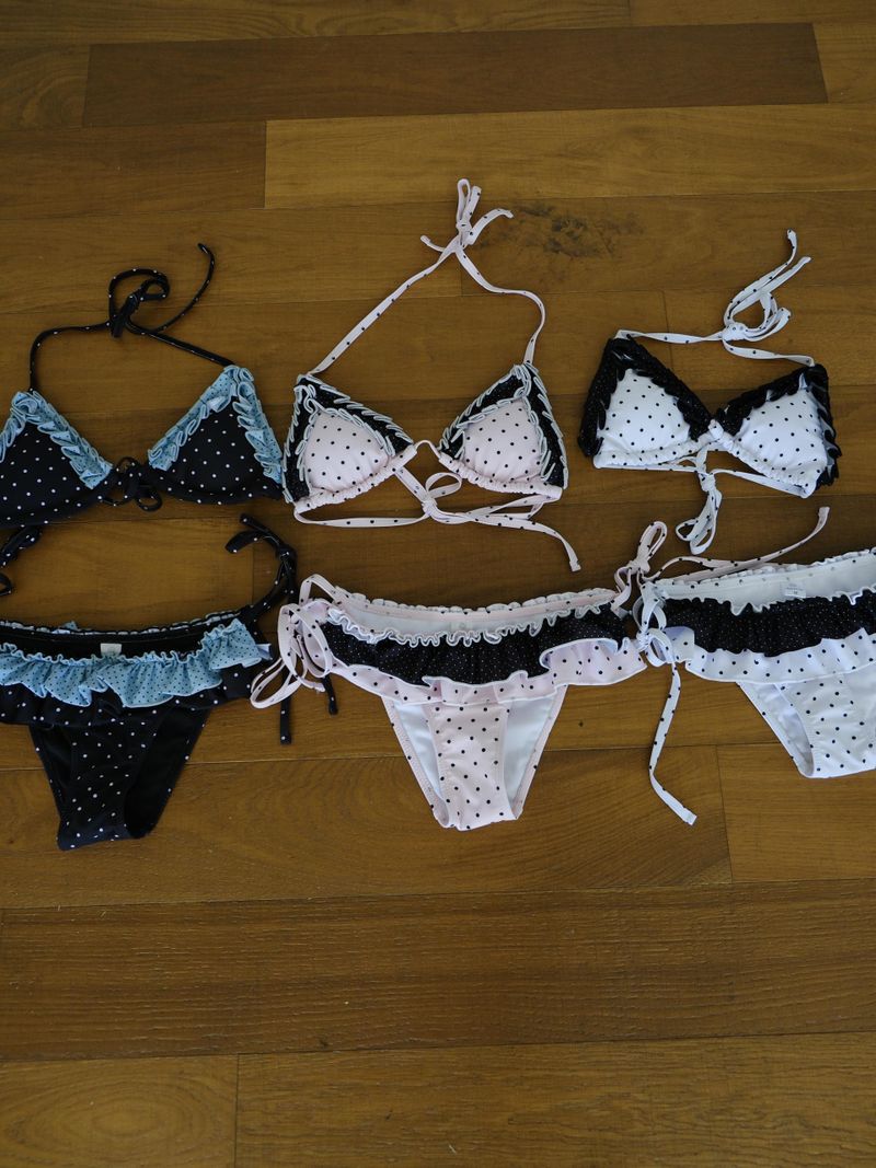 frill dot bikini